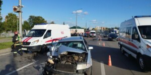 ДТП в Могилеве: водитель Volkswagen попала в больницу после столкновения