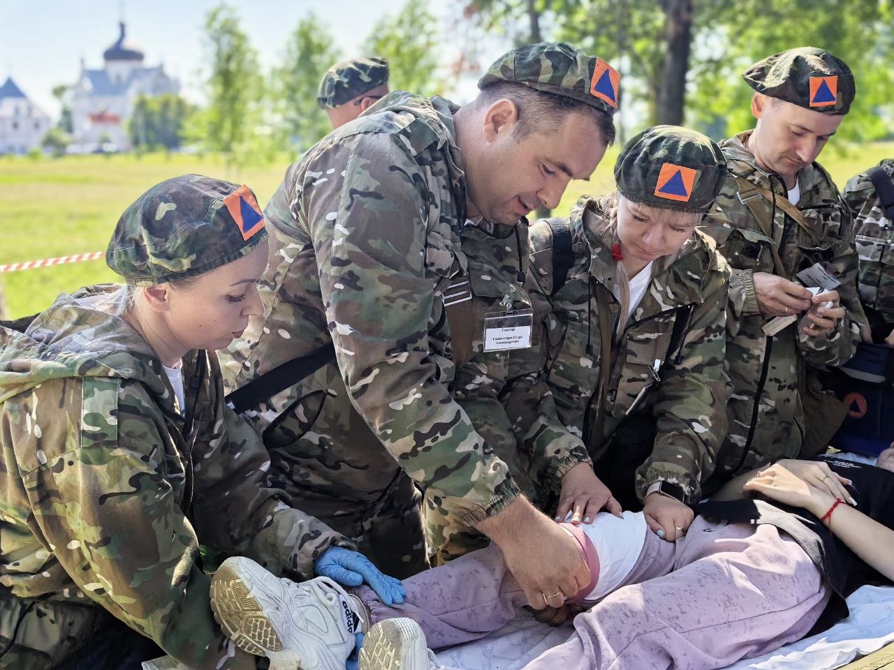 Лучшие сандружины Могилевщины соревновались в мастерстве