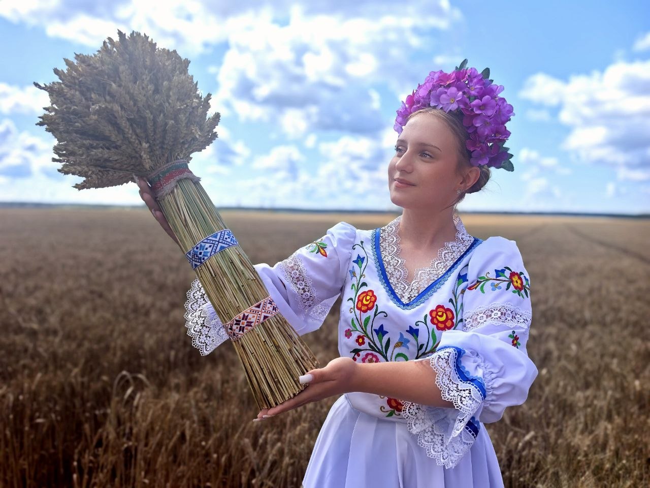Праздник первого снопа - на поле ЗАО «Серволюкс Агро»