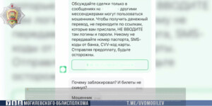 Восемь человек стали жертвами продавца несуществующих билетов в Могилеве