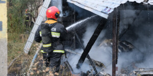 В Бобруйском районе пожар уничтожил два автомобиля и хозпостройки