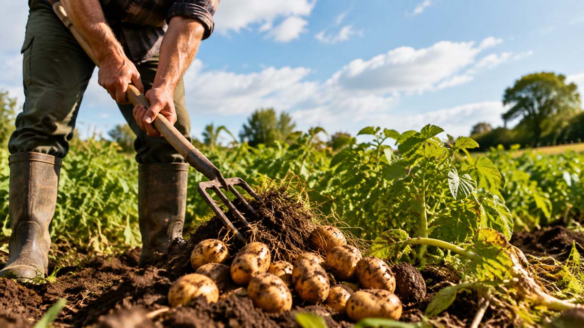 Как убрать и сохранить урожай картофеля: от копки до погреба