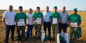 В ОАО «Рассвет имени К.П. Орловского» поздравили передовиков жатвы