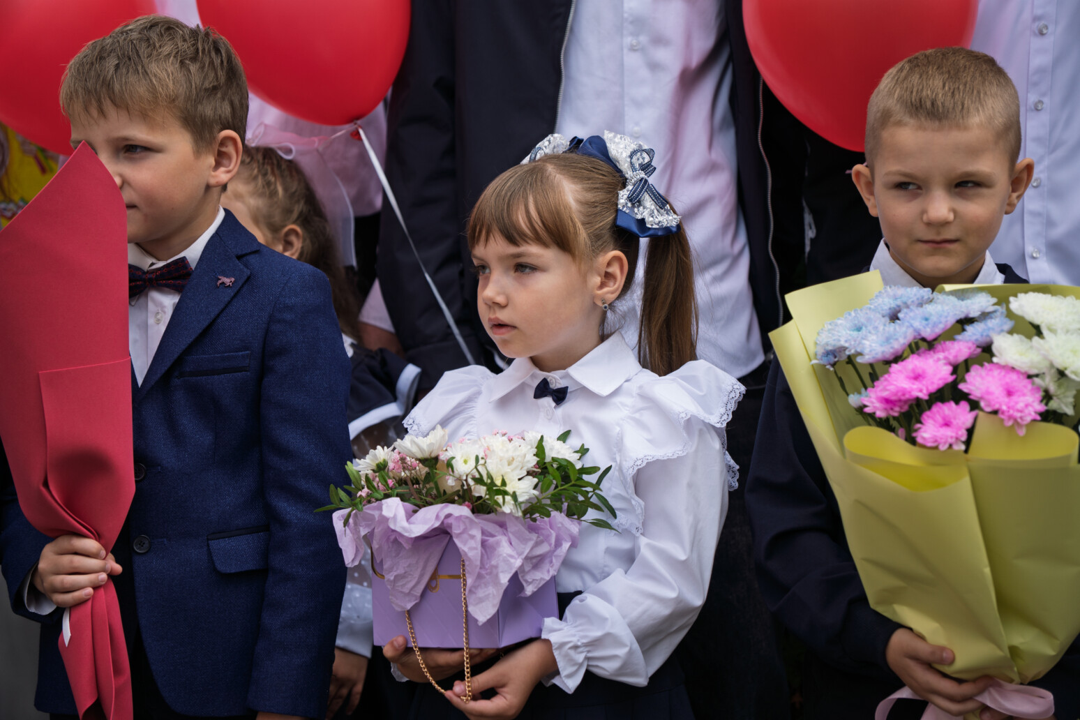 День знаний в СШ № 1 г. Горки: первый звонок, поздравления и подарки