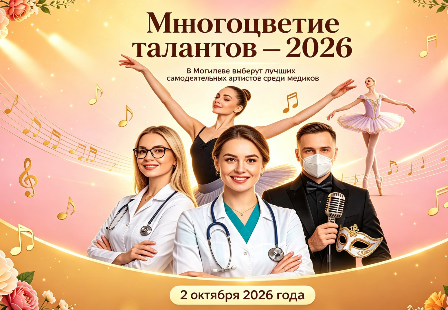 Лучших самодеятельных артистов среди медиков региона выберут в Могилеве 2 октября