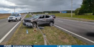 Двое детей пострадали в ДТП возле деревни Ермоловичи
