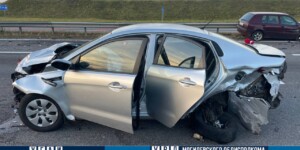 Два человека пострадали в ДТП с тремя автомобилями под Белыничами