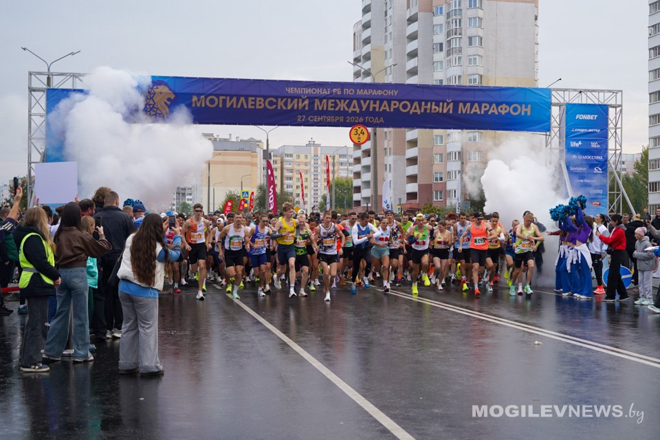 Настоящий праздник спорта: VII Могилевский международный марафон объединил бегунов из Беларуси, России и Китая