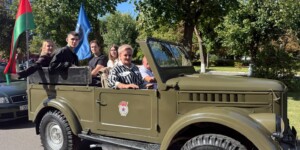 Накануне Дня народного единства молодежь Могилева проехала маршрутом памяти