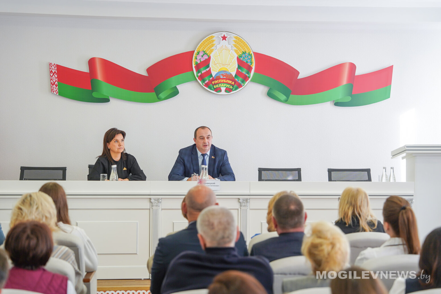 В единый день информирования Сергей Савицкий провел встречу с трудовым коллективом ОАО «Булочно-кондитерская компания «Домочай»