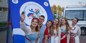 Подсмотрели, как прошла репетиция открытия фестиваля «Молодежь — за Союзное государство» в Могилеве. Фото