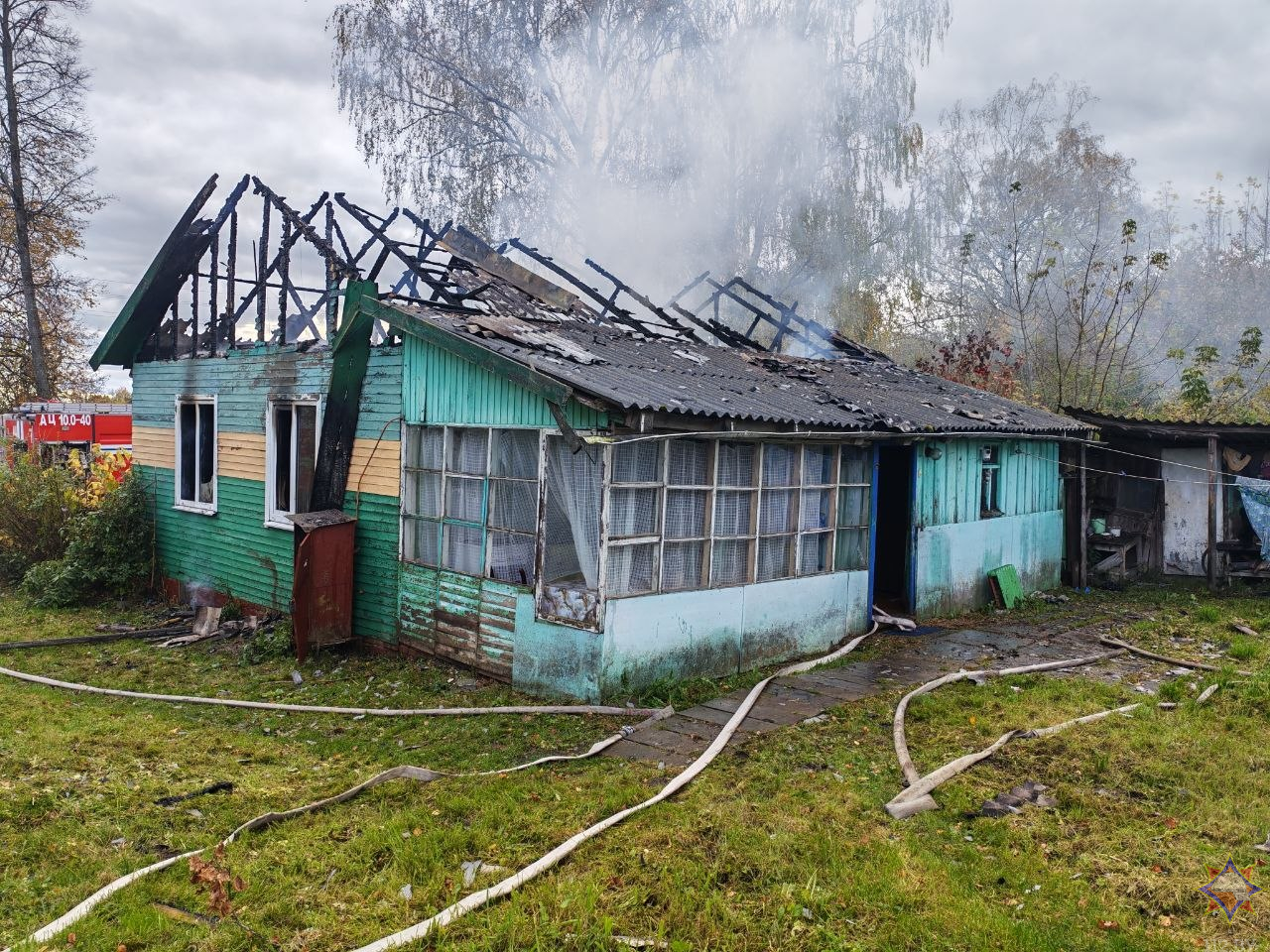В Горецком районе при пожаре погибла 76-летняя хозяйка дома